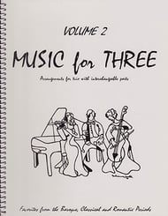 Music for Three, Vol. 2 Score (Parts 1-3 in C) cover